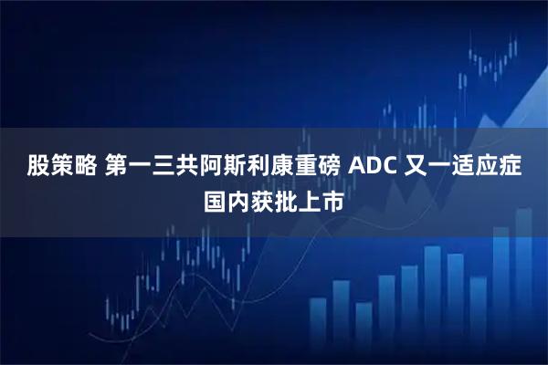 股策略 第一三共阿斯利康重磅 ADC 又一适应症国内获批上市