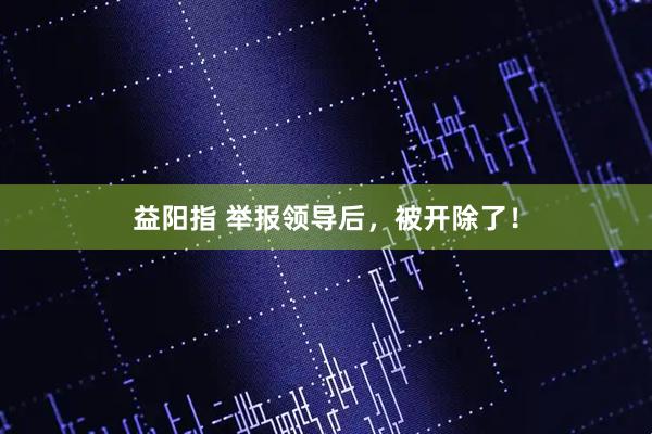 益阳指 举报领导后，被开除了！